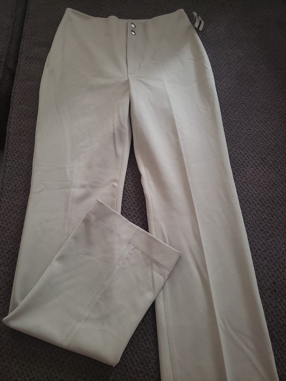 Vertigo Paris Khaki Straight Leg Pants